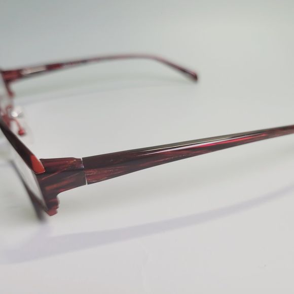 O&X New York OT-208U eyeglasses red full frame eyewear  53-18 136 C7 - Picture 6 of 11